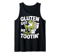 Le Gluten m'a Fait Manger des Dents, Dessin animé Humoristique Débardeur