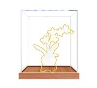 Le-go 10343 Vitrine en acrylique pour bonsaï orchidée élégante Boîte de présentation étanche à la poussière (Style B 2 mm)