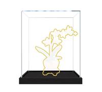 Le-go 10343 Vitrine en acrylique pour bonsaï orchidée élégante Boîte de présentation étanche à la poussière (StyleA 3 mm)