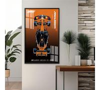 Le-go Technic 42228 McLa*ren MCL39 F1 Auto Or Adult Wall Panels Gift for Assembly Fans Compatible with Lego 42228,Simple Assembly, Creative Home Decoration（no modle (Classic H)