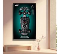 Le*go Technic Mercedes AMG F1 W14 E 42171 Plaque murale pour montage mural de voiture Lego Idée cadeau pour les amateurs de Lego Décoration d'intérieur (voiture non incluse)