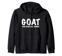 Le Goat est Dieu au-Dessus de Tout ce Qui est Religieux Sweat à Capuche