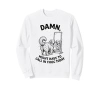 Le Golden Retriever devra Peut-être Appeler Thicc Aujourd'hui Meme Sweatshirt
