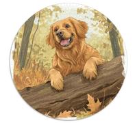 Le Golden Retriever Puzzle 1000 Pieces Cadeau Unique Jeu Éduchatif Défi Jouet À De Qualité Supérieure Peinture Art pour Adultes Enfants 1000pcs (67.5x67.5cm)