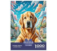 Le Golden Retriever Puzzle 1000 Pièces Educa Jouet en Bois Cadeau Unique DécoRation Intérieure Jeu Éduchatif Challenge Toy Adultes & Enfants des 14 Ans 38x26cm/1000pcs