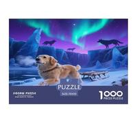 Le Golden Retriever1000 Piece Jigsaw Puzzle for Adults Family Game Animal de Compagnie chienChallenging for Home Decoration Great Gift Idea70x50cm/1000pcs
