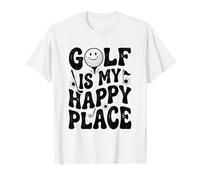 Le Golf est Un Endroit Calme où l'on Peut se détendre en Parlant d'humeur paisible T-Shirt