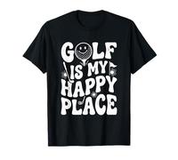 Le Golf est Un Endroit Calme où l'on Peut se détendre en Parlant d'humeur paisible T-Shirt