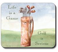 Le Golf Est Un Sport Sérieux. Mouse Pad Petit Mousepad Confort Tapis De Souris pour Jeu Travail Bureau 25X30Cm
