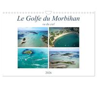 Le Golfe du Morbihan vu du ciel (Calendrier mural 2026 DIN A4 horizontal), CALVENDO calendrier mensuel
