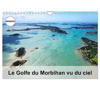 Le Golfe du Morbihan vu du ciel (Calendrier mural 2026 DIN A4 horizontal), CALVENDO calendrier mensuel