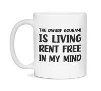 Le Gourami Nain Hante Mes Pensées. Tasse À Café Céramique Mug Jolis Tasse Pour L'École Cacao Chocolat Chaud Boissons Chaudes 330Ml