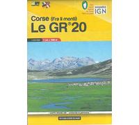 Le gr20 corse (fra li monti) - 1/50 000 - Collectif - Didier Richard Cartes - Atlas / carte