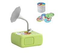 Le gramophone Tretregard, avec ses 96 cartes d'apprentissage et ses 8 cartes d'enregistrement, est un appareil de narration et de lecture audio pour la petite enfance, idéal pour les garçons et les fi