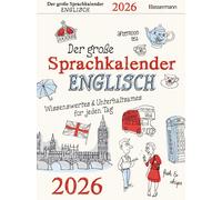 Le grand calendrier linguistique anglais 2026