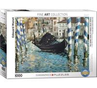 Le Grand Canal De Venise Par Manet Puzzle En Bois De 1000 Pièces 680Mm X 480Mm
