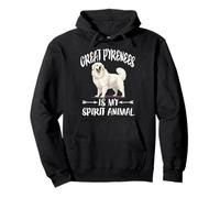 Le Grand Chien Pyrénée est Mon Animal fantôme Sweat à Capuche