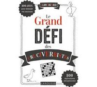 Collectif – Le Grand défi des Cruciverbistes – Livre-jeu – Broché