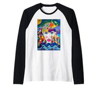 Le Grand Départ, Dreamy Expression, Pop Art rétro et surréaliste Manche Raglan