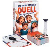 Le grand duel familial | Le jeu amusant pour toute la famille | Avec des tâches passionnantes, quiz & défis | Jeu de famille, jeu de cartes, jeu de société | Pour parents et enfants à partir de 7 ans