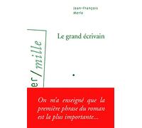 Le grand écrivain