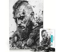 Le Grand Guerrier Nordique Puzzle 1000 Pièces pour Adultes Think Smart Toy Décoration Murale Précise Découpe de 38x26cm