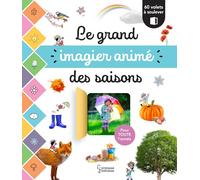 Collectif – Le grand imagier animé des saisons – Album éveil dès la naissance – Cartonné