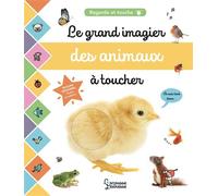 Le grand imagier des animaux à toucher Regarde et touche - Cogumelo Club - Larousse - cartonné - Album jeunesse