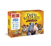Bioviva - Le grand jeu Défis Nature + cartes collector - misez sur les points forts de ces animaux, apprendre à les localiser - Jeu de plateau - 2 à 6 Joueurs - 7 ans - Fabriqué en France - 280143