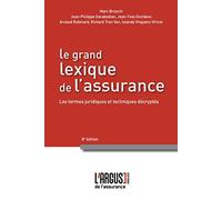 Le grand lexique de l'assurance 8ème édition