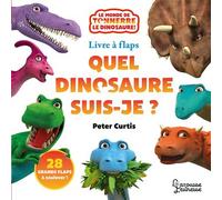 Le grand livre à flaps de Tonnerre le dinosaure - Peter Curtis - Larousse - cartonné - Album jeunesse