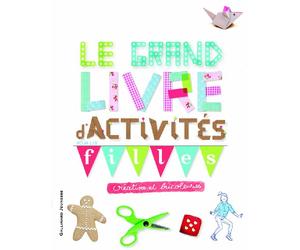 Le grand livre d'activités pour les filles créatives et bricoleuses - Ne plus jamais s'ennuyer - De 9 à 12 ans