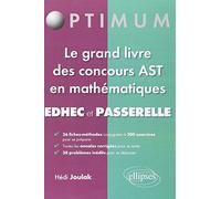 Les mathématiques aux concours Passerelle, Edhec, Ast1