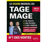 Le Grand Manuel du TAGE MAGE: 18 tests, 200 fiches, 2200 vidéos