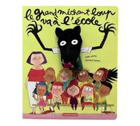 Le grand méchant loup - Le grand méchant loup va à l'école Jean Leroy (Auteur), Laurent Simon (Illustration)