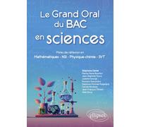 Le grand oral du bac en sciences: Pistes de réflexion en mathématiques, NSI, physique-chimie, SVT