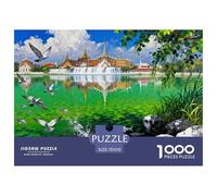 Le Grand Palais de Bangkok Puzzle en Bois Imperméable Puzzles De 1000 Pièces pour Adultes Amusant Jeux De Stimulants