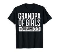Le Grand-père des Filles est en infériorité numérique pour la fête des pères T-Shirt
