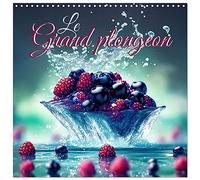 Le grand plongeon (Calendrier mural carré 2026, 30 x 60 cm (ouvert)) Calendrier double avec une page pour vos prises de notes