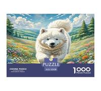 Le Grand Pyrenées Jigsaw Puzzle 1000 Pièces Adapter Les Adultes Ou Les Familles Ensemble Jeu De Puzzle Cadeaux pour Adultes 100% Carton Recyclé Décoration De Maison 52x38cm/1000pcs