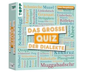 Le grand quiz des dialectes.Décoder les plus belles expressions de notre langue.Avec des dialectes authentiques d'Allemagne, d'Autriche et de Suisse.2-8 personnes | à partir de 10 ans | 15 minutes