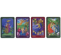 Le Grand Tarot de l'amour - Jeu de 80 Cartes en 4 Langues - Cartes de voyance avec Explication des 80 Lames - Jeu de Tarot Divinatoire à découvrir