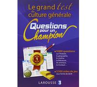 Le grand test de culture générale «Questions pour un champion»