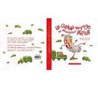 Le Grand voyage de monsieur papier - Angèle Delaunois - 400 Coups Eds Les - broché - Document jeunesse