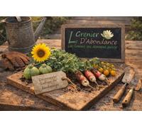Le Grenier d’Abondance - Kit semences enfants à semer + coloriage : Radis, tomate, tournesol… un jardin à cultiver avec tendresse