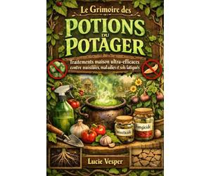 Le Grimoire des Potions du Potager: Traitements maison ultra-efficaces contre nuisibles, maladies et sols fatigués