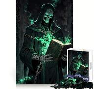 Le grimoire Interdit du nécromancien Puzzle de 1000 pièces pour Adolescents Jeu de logique Solide Amusement partagé Bords Nets Joli Cadeau (38x52cm)