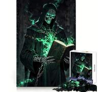 Le grimoire Interdit du nécromancien Puzzle de 1000 pièces pour Adolescents Jeu de réflexion Soulagement de la Tension Cadeau de qualité supérieure (38x26cm)