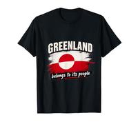 Le Groenland Appartient à Son Peuple souveraineté fierté T-Shirt