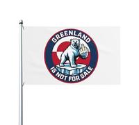 Le Groenland N'Est Pas À Vendre Garden Flag Avec Œillets Drapeaux De Jardin Durable Bannière Décoration Pour Patio Intérieure Pelouse 90X152Cm